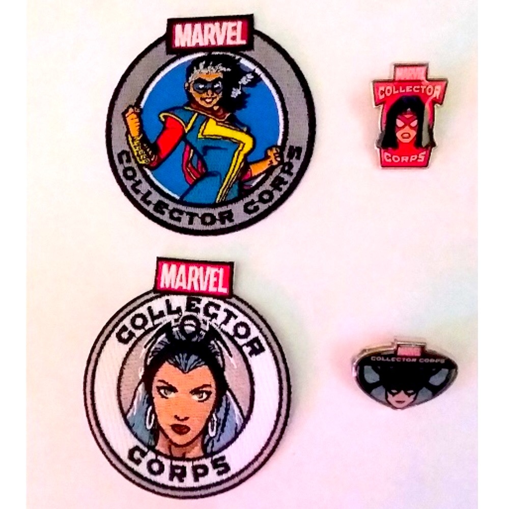 Marvel Corps Women of Marvel Patches and Pins